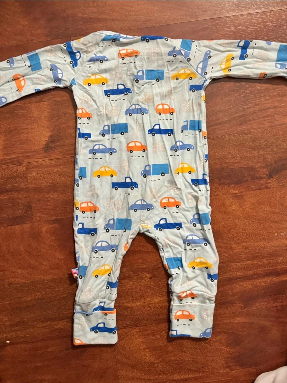 Magnetic Me Blue & Orange Car Print Baby Sleeper - Picture 2 of 3